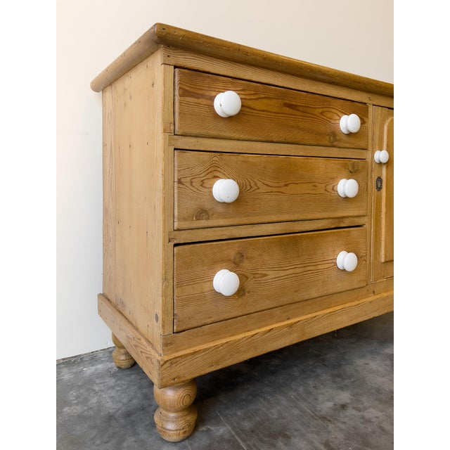 Antique 19th Century English Pine Victorian Dresser For Sale In Portland, OR - Image 6 of 12