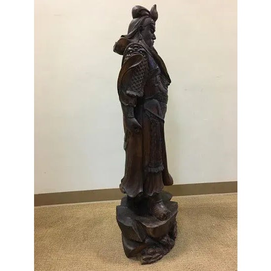 Figurative Contemporary Carving of Qin Shi Huang, First Emperor of China For Sale - Image 3 of 10