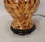 Ceramic Early 21st-Century Hand-Painted Tortoiseshell-Patterned Art Ceramic Table Lamps - a Pair For Sale - Image 7 of 9