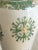 Mid-20th Century Hand-Painted Green & White Chinoiserie Porcelain Lamp For Sale - Image 9 of 12