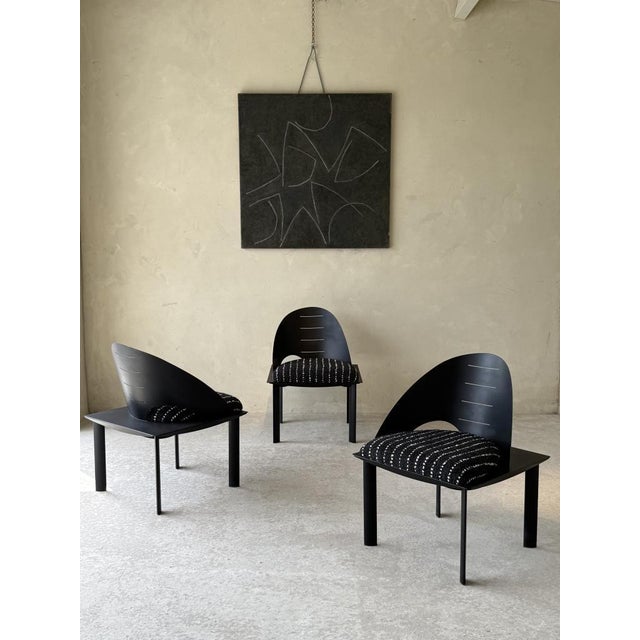 Chairs by Patrice Bonneau, Set of 3 For Sale - Image 6 of 6