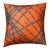 Hermes Bolduc Ribbon Orange Vintage Silk Scarf Pillow For Sale