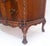 Flame Mahogany Bow Front Claw Feet 3 Drawers Dresser Chippindale Style MINT For Sale - Image 6 of 18