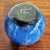 Blue Polia Pillin Ball Vase For Sale - Image 8 of 9