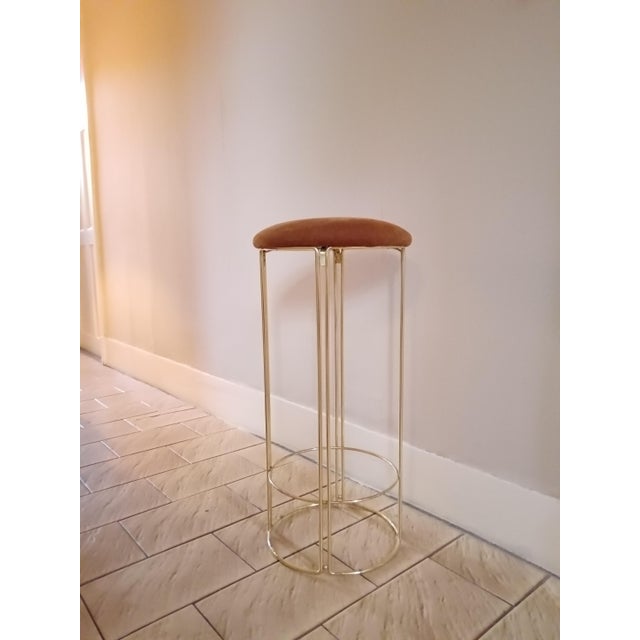 1980s Birdcage Stool with Wire Frame, France, 1980 For Sale - Image 5 of 7