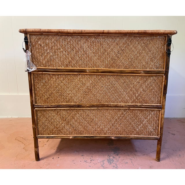 Fashioned after vintage British colonial Bamboo and Ratan chests, this new replica is a statement piece. Perfect for any...
