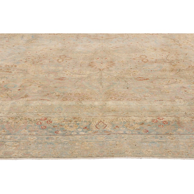 Late 19th Century Antique Persian Khorassan Rug - 12'07 X 14'03 For Sale - Image 4 of 9