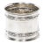 Antique 800 Silver Napkin Ring With Border Detailing & Antique Hallmarks For Sale