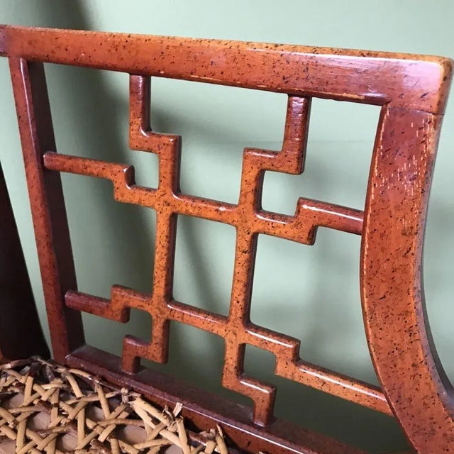 Hollywood Regency Chinese Chippendale Style Armchair For Sale - Image 3 of 5