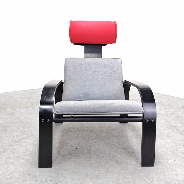 Postmodern Walkman Armchair by Carlo Berruti for Banber, 1980 For Sale - Image 3 of 16
