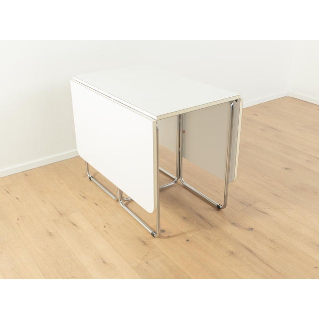 Silver Folding Table by Christian Taube for Läsko, 1970s For Sale - Image 8 of 9