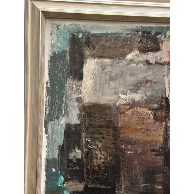 Erik Emanuelsson, Composition, 1965, Oil on Panel, Framed For Sale - Image 12 of 18