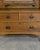 French Provincial 19th Century Arts and Crafts Oak Dresser and Vanity For Sale - Image 3 of 9