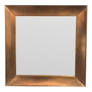 Jonathan Charles Hamilton Brass Mirror For Sale