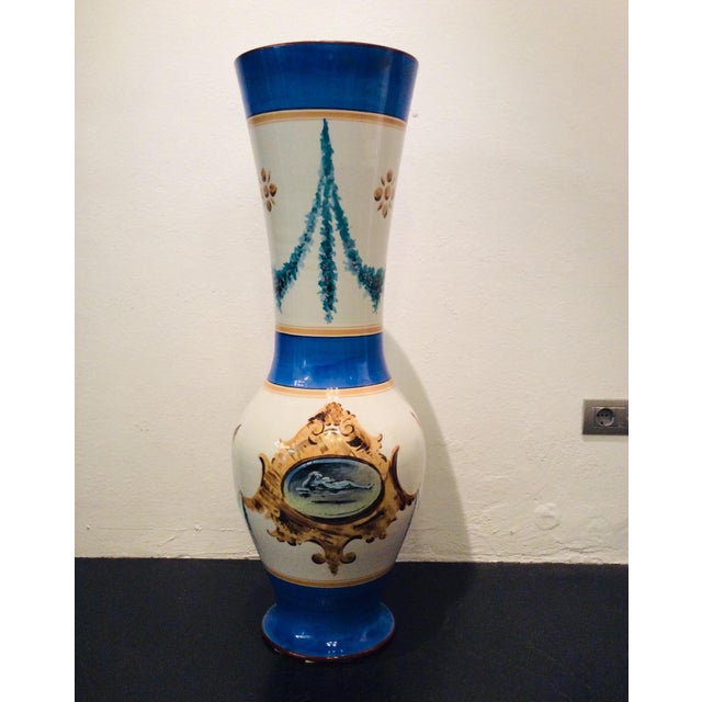 Large Porcelain Floor Vase by Richard Ginori, Italy, Late 19th Century For Sale - Image 14 of 14