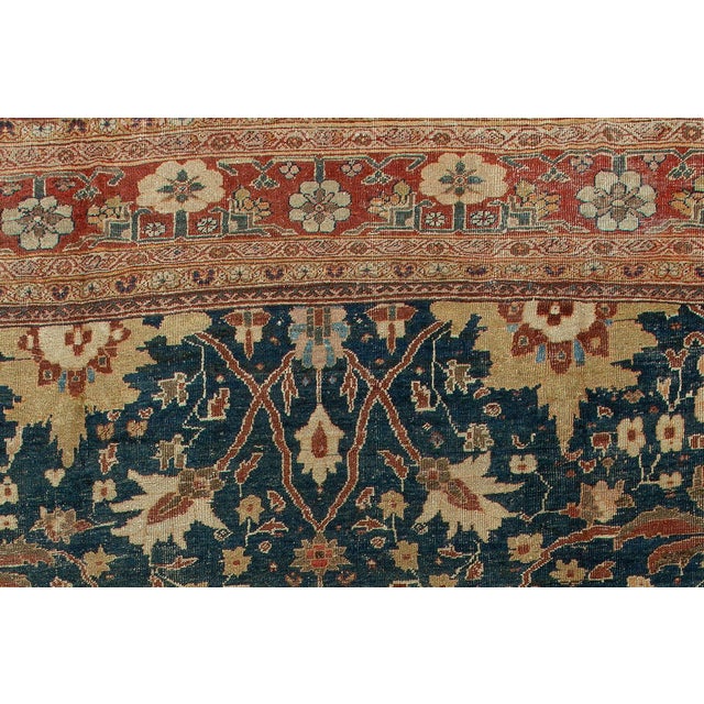 Late 19th Century Zabihi Collection Phenomenal Large Scale Antique Sultanabad Mahal Persian Carpet - 12'2" x 15'7" For Sale - Image 5 of 6