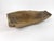 Brown Vintage Hand-Carved Wooden Trough Bowl – Sculptural Rustic Centerpiece With Natural Patina For Sale - Image 8 of 18