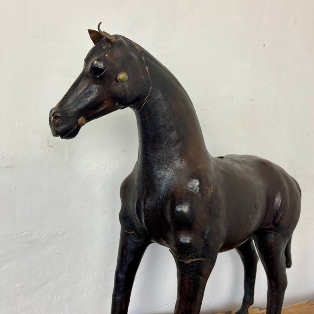 Victorian Leather Horse Sculpture, Late 19th Century For Sale - Image 3 of 18