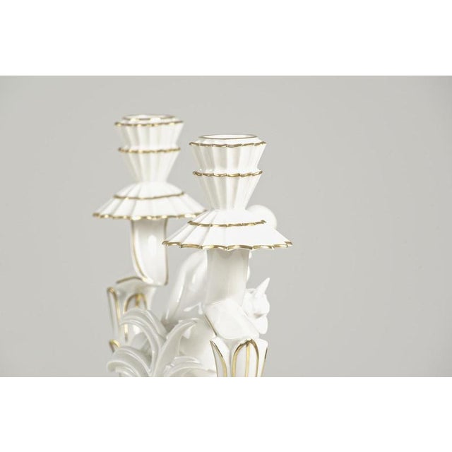 Chandelier in Porcelain by Karl Tutter, Germany, 1925 For Sale - Image 9 of 15