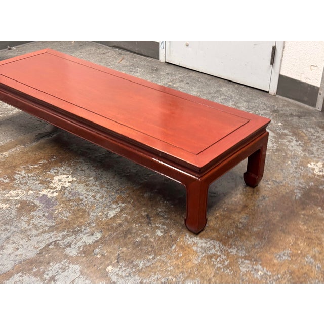 Cathay Arts Co. Ming-Style Low Coffee Table, Vintage For Sale - Image 9 of 12