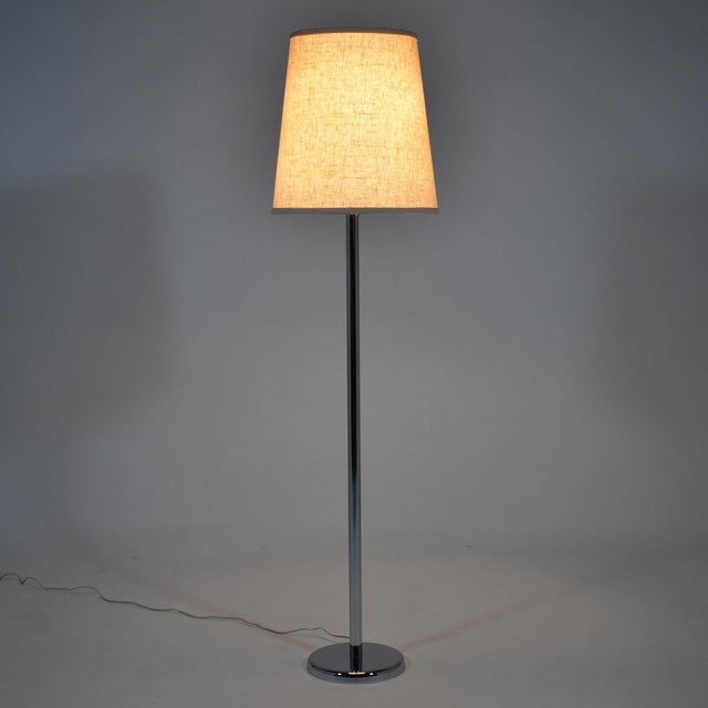 George Kovacs Chrome Floor Lamp by Kovacs For Sale - Image 4 of 10