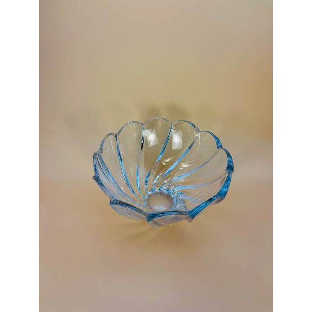 Waterford Marquis by Waterford Crystal Twisted Petal Centerpiece Bowl For Sale - Image 4 of 10