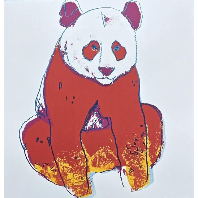 After Andy Warhol, Giant Panda Red, 1980s, Print For Sale - Image 6 of 6