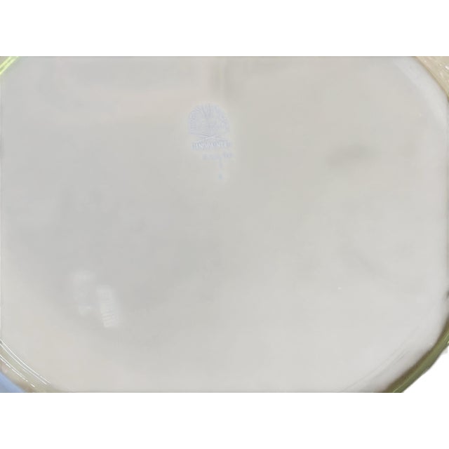 2000 - 2009 Herand Rothschild Bird 10" Dinner Porcelain Plate 524/Ro Motif Made in Hungary For Sale - Image 5 of 6