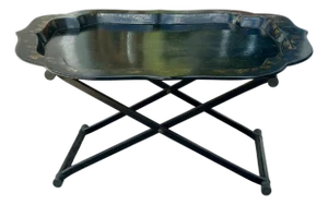 Antique Paper Mache Tray Cocktail Table