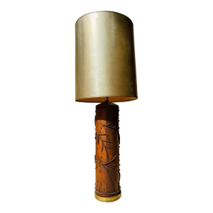 Antique Wallpaper Printing Roll Table Lamp
