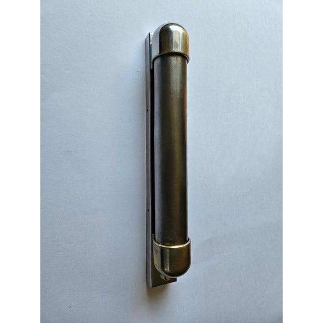 Vintage Bauhaus Art Deco Wall Lamp in Chrome, 1940s For Sale - Image 11 of 16
