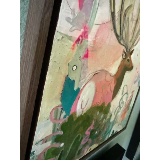“Pink Elk” by LWren Walraven For Sale - Image 9 of 11