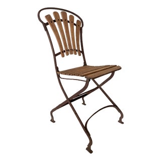 Antique Wrought Iron Chair, 1890s For Sale