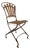 Antique Wrought Iron Chair, 1890s For Sale