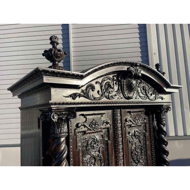 Renaissance Oak Cabinet, 1870s For Sale - Image 18 of 18
