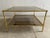 French Brass, Faux Bamboo & Smoked Glass Coffee Table, 1960s, in Very Good conditions. Designed 1960 to 1969