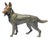 Vintage German Brass Shepherd Figurine, 1960s For Sale