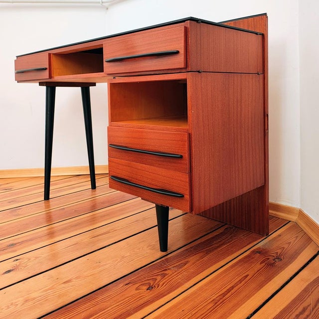 Czechoslovakian Desk attributed to M. Pozar for Up Závody, 1960s, Set of 2 For Sale - Image 4 of 18