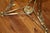 Metal 1980s Louis XV Steel & Chrome Glass Top Gueridon End Table Attributed to Labarge For Sale - Image 7 of 8