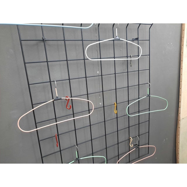 Black Mid-Century Modern Wall Coat Rack by Karl Fichtel, 1950s For Sale - Image 8 of 9