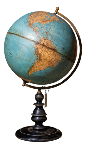 Vintage Globe, France, 19th Century