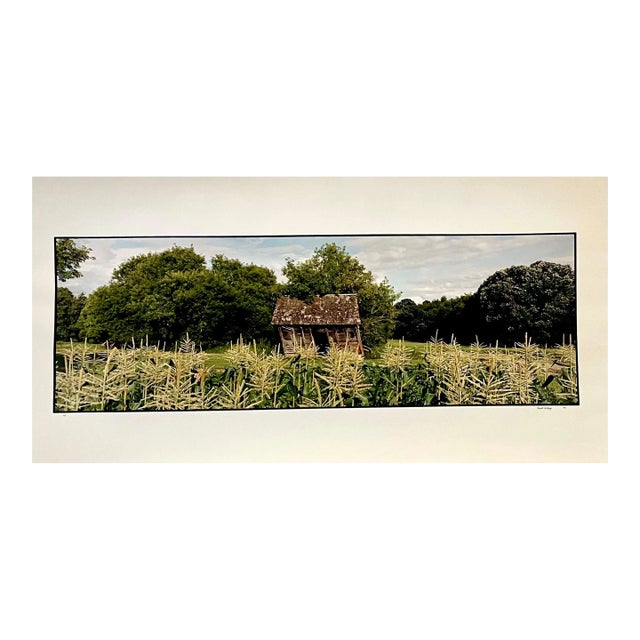 Maxwell Mackenzie, Farm, Summer Landscape, Large Panoramic Vintage Color Photograph Signed Photo, 1993 For Sale