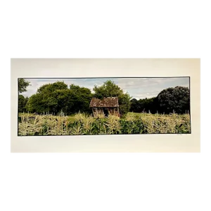 Maxwell Mackenzie, Farm, Summer Landscape, Large Panoramic Vintage Color Photograph Signed Photo, 1993
