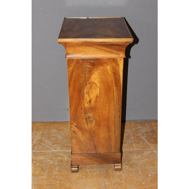 Brown Antique Bedside Table in Walnut, 1800s For Sale - Image 8 of 13