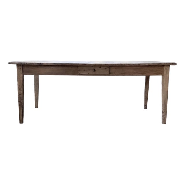 Vintage Farmhouse Table in Pine, 1950s For Sale