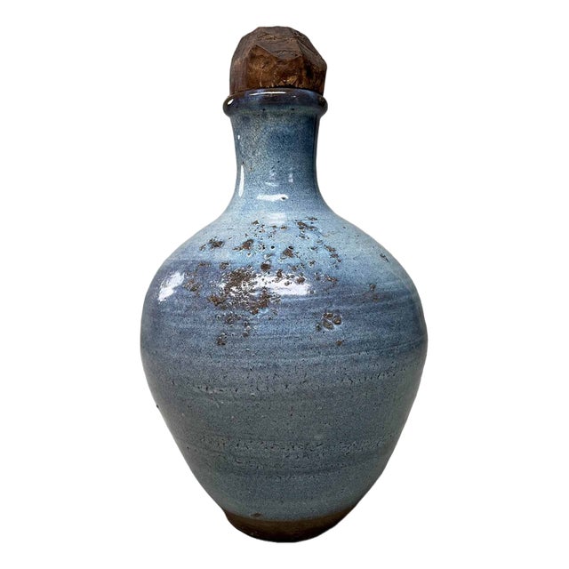 Shōwa Period Glazed Shigaraki Tsubo, Japan, 1950s For Sale