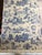 Vintage Approximately 10 Yards of Cream and Blue Toile Fabric. For Sale In Philadelphia - Image 6 of 6