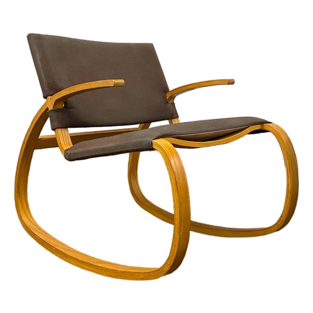1970's Bentwood Rocking Chair Attributed to Plycraft For Sale