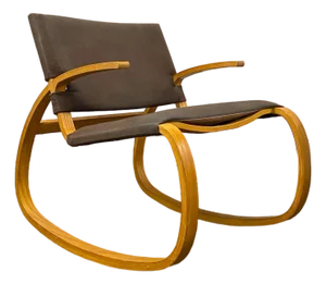 1970's Bentwood Rocking Chair Attributed to Plycraft