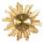 Vintage Hollywood Regency Sunburst Wall Clock with Kienzle Movement from Electrica, Germany, 1960s For Sale